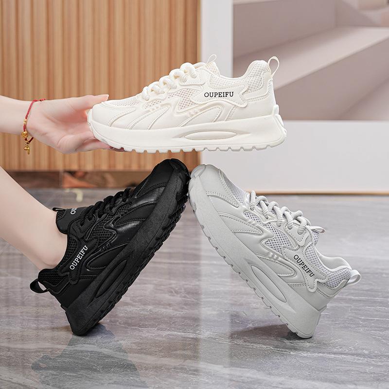 Summer new ins dad street shot student sneakers heightening casual shoes XFG