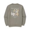SNOWPEAK Tropical Graphic Sweatshirt Khaki Gray (S24FUFHT64)