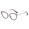 Luxury Design Finished Myopia Glasses for Women Men Trendy Blue Light Blocking Near Sight Eyewear Fashion Minus Diopter Glasses