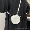 Small round box niche mini bag women's leisure 2025 new fashion shoulder messenger bag popular small round bag