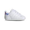 adidas Stan Smith Crib White Iridescent Baby Sneakers Cloud-White Silver-Metallic CG6543