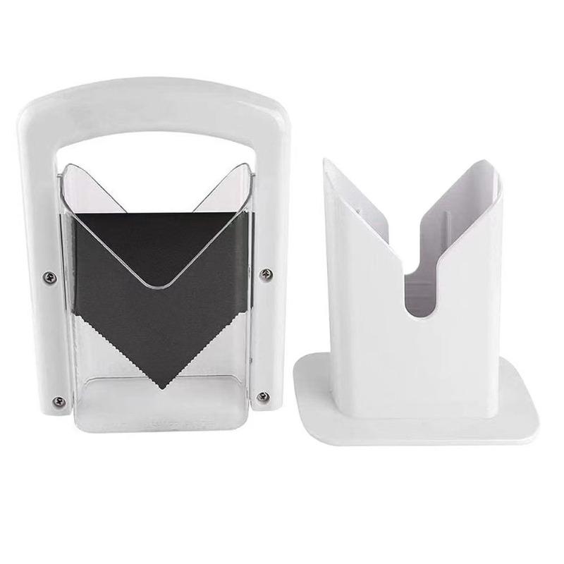 1PCS Plastic Bread Cookie Slicer Kitchen Tool - Uniform Slice Cutter for Countertop/Desktop Use Compact Indoor Food  Accessory