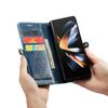 Antypoślizgowy wygodny skórzany portfel etui do Samsung Galaxy Z Fold 4 Fold4 5g Fold3 Fold 3 Odporny na wstrząsy pokrowiec na akcesoria do telefonu