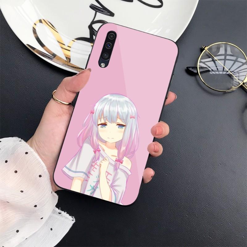Pouzdro na telefon Eromanga Sensei Manga Anime pro Samsung A32 A51 A52 NOTE 10 20 S10 S20 S21 S22 Pro Ultra černé PC skleněné pouzdro na telefon
