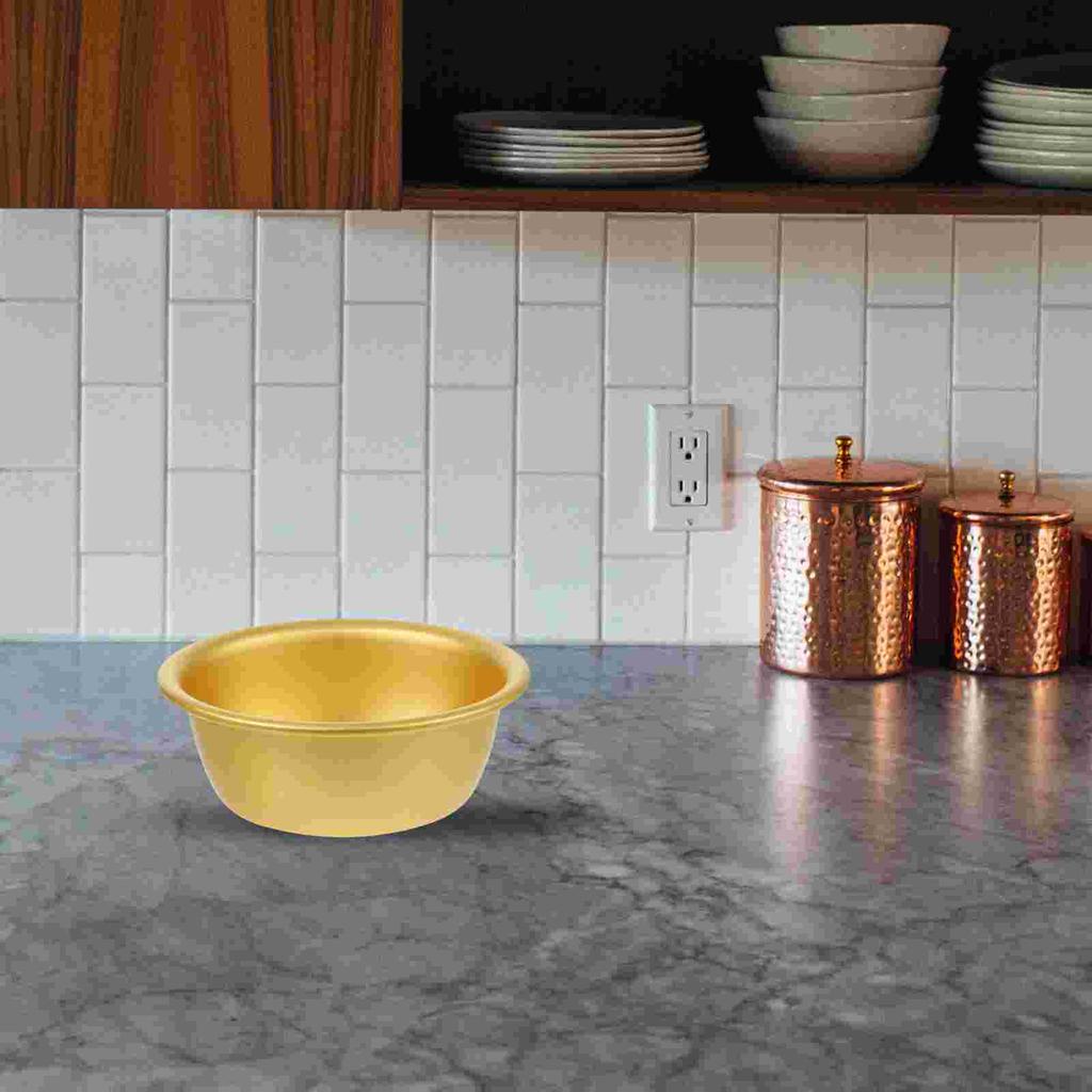 4 ks Tradiční polévkový talíř Rýžová miska Malá miska na nakládanou zeleninu Svačina Dekorativní Nápoj Zlatý