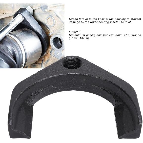 CV Joint Axle Removing Tool 63mm, Front Drive Axle Pulley Attachment, Slide Hammer Adapter for Automobile Repair, Inner CV Axle Removal Tool, Fits