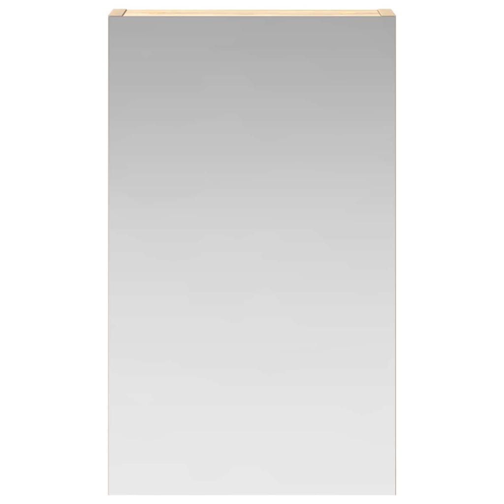 Bathroom Mirror Cabinet with Door Sonoma Oak 30 x 10.5 x 50 cm