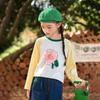Girls' Pure Cotton Playful Print Long-Sleeve T-Shirt