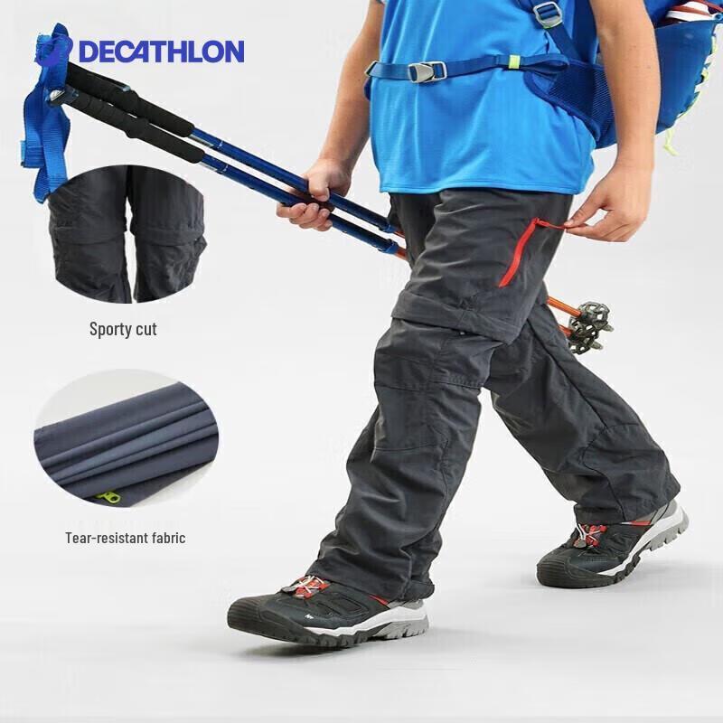 Decathlon Kids Quick-Dry Convertible Outdoor Pants