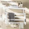 Bathroom Electric Bath Towel Carbon Fiber Warmer Heating Towel Rack Intelligent Constant Temperature Towel Dryer Shelf