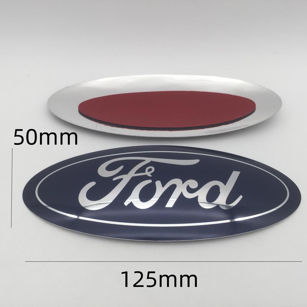 Samolepka na auto 1ks 3D modrá pro ford Přední kapota auta Znak na kapotě Zadní nárazník Kufr Kryty volantu Samolepka Odznak D