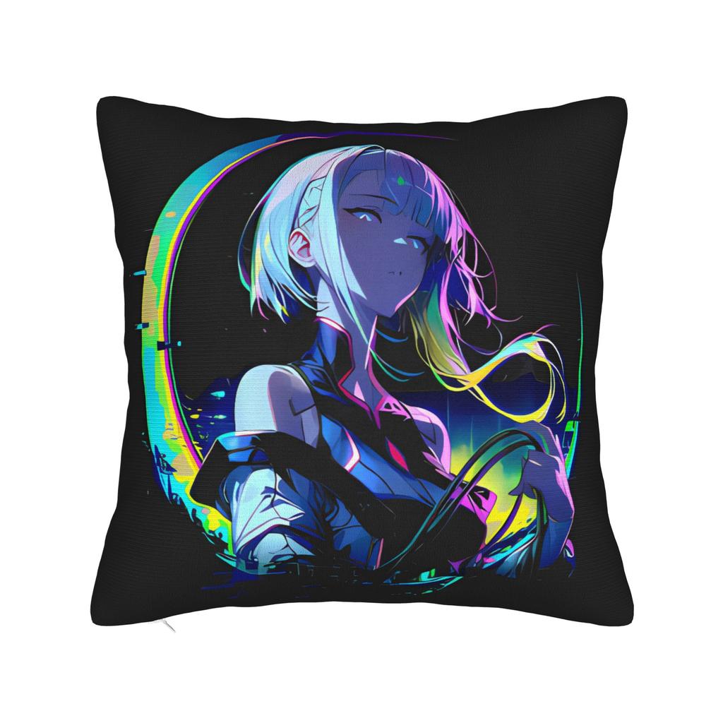 Pillow Case C-Cyberpunks Edgerunners Custom  Pillow Cover For Sofa Couch Bed Living Room Vintage Pillowcases