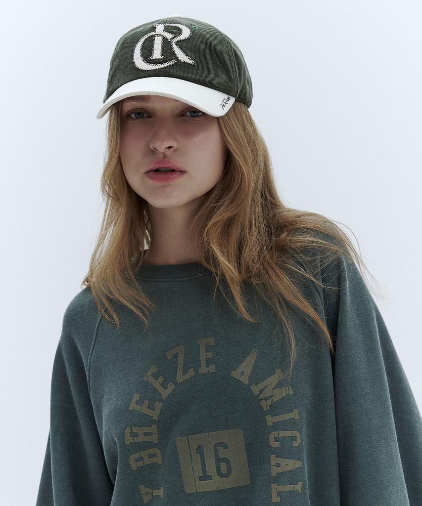 CITYBREEZE Corduroy Color Block Ball Cap_2 Colors