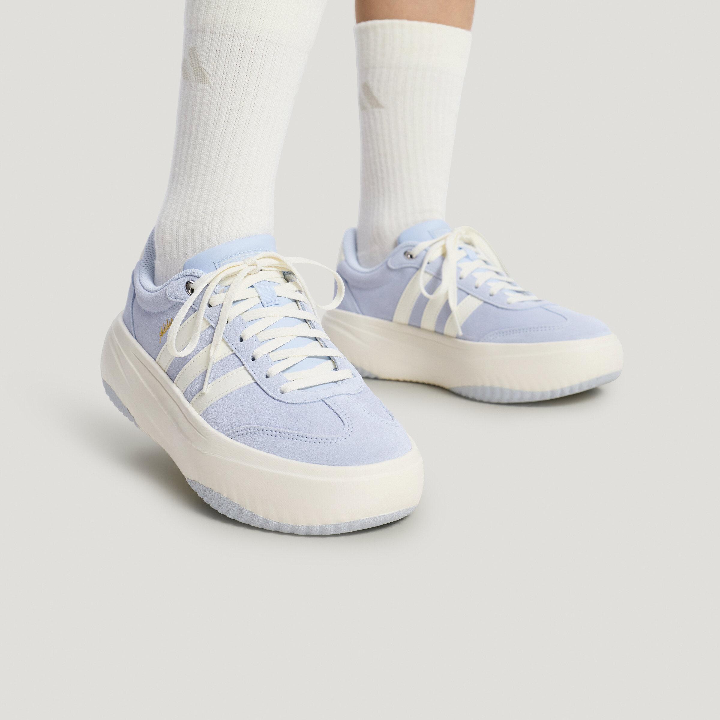 Adidas German Army Trainers Women s Crystal Blue White 35.5