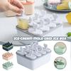 Reusable DIY Popsicle Stencis Ice Cream Stencil Ice Lolly Stick Ice Storage Box