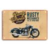 Vintage  Motorcycle  Metal Tin Signs Poster Plate Wall Decor for Home Bars Garage Cafe Clubs Retro Posters Plaque