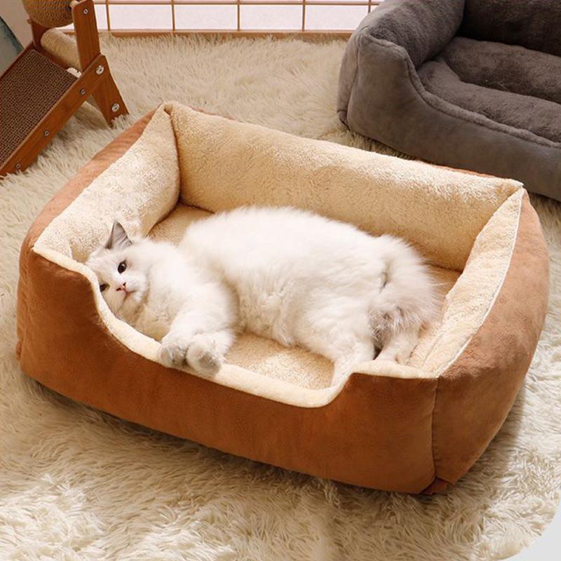 Bed for Cats Pet Products Cushions Kitten Dog All Houses Supplies Things Accessory Habitats Basket House Beds Pet Accessories