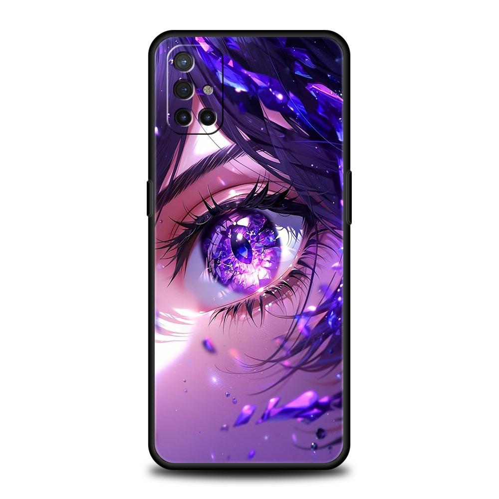 Cartoon Cute eyes art Phone Case For OnePlus 12 11 10 9 8 7 7T Pro 12R 10R 9RT 9R 8T Nord N100 N200 N10 2T CE 2 5G Soft Cover