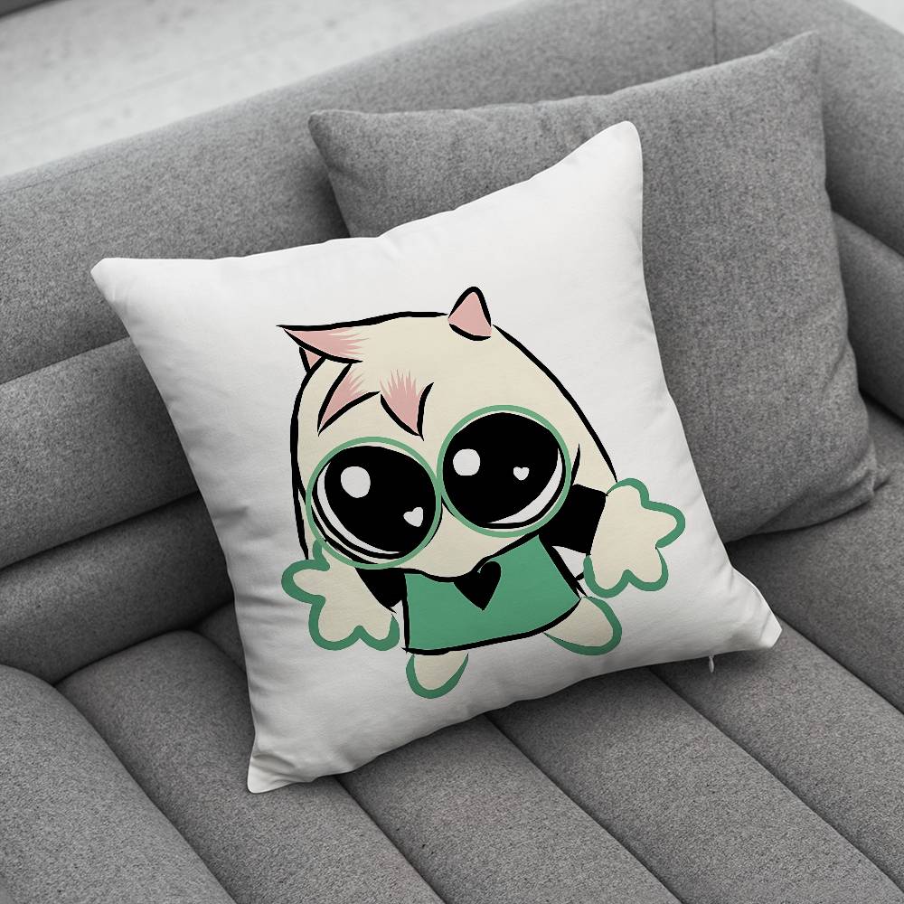 DDeltarune Ralsei Pillow Case Pillowcase Home Sofa Cushions Car Cushions Pillowcover Office Pillowshell Pillow