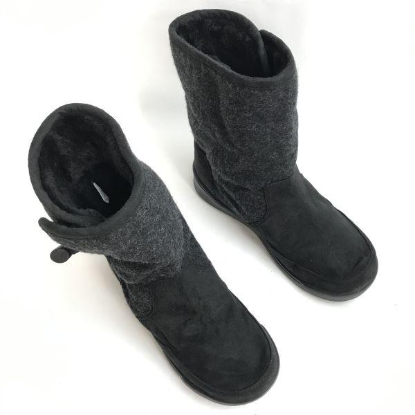 G.T. HAWKINS trekking hiking boots women's 24.0 black(USED)