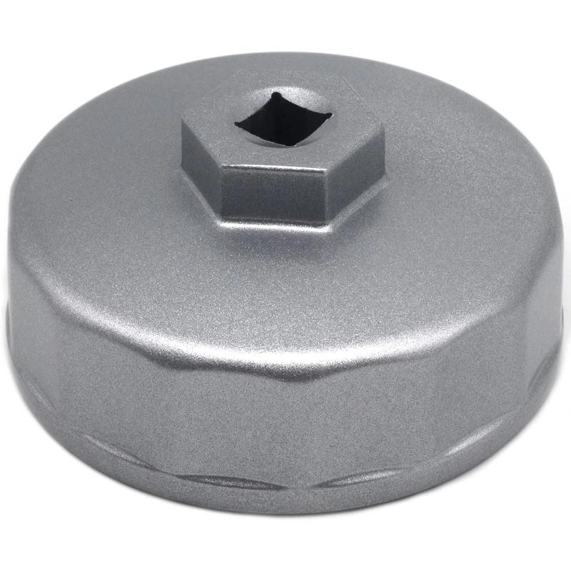 74mm/14 Edge Cap Type Filter Wrench, Oil Grid Tool,suitable for Multiple Vehicle Models,oil Filter Tool Cap Type Oil Grid Wrench