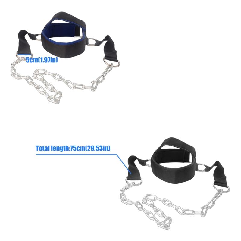 Adjustable Neck Harness Sports Neck Training Exerciser Head Harness Exerciser Head Training Belt Fitness Accessories