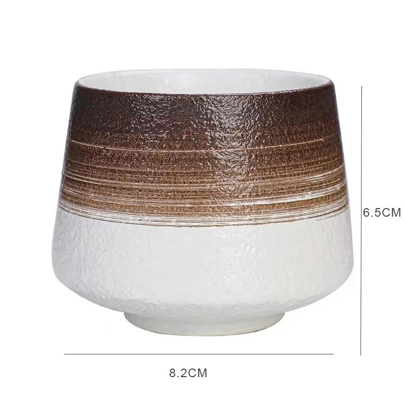 Large Ceramic Tea Cup Porcelain Teacups Teaware Japanese Kung Fu Tea Set Water Cup Master Cup Single Cup Pottery Cup Stoneware