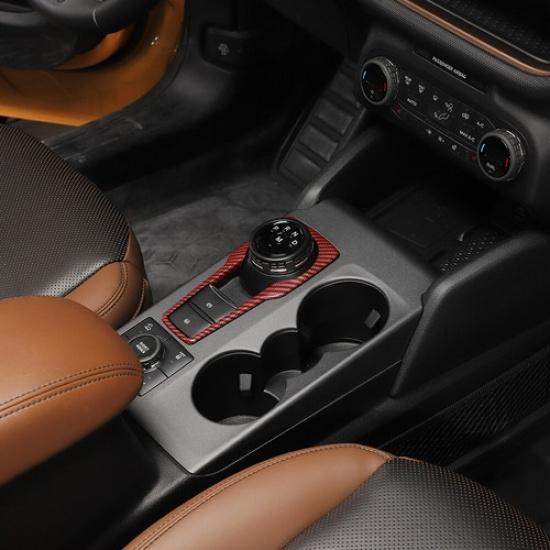 Gear Shift Box Panel Decor Bezel Cover Frame Ring Trim For Ford Bronco Sport 21+