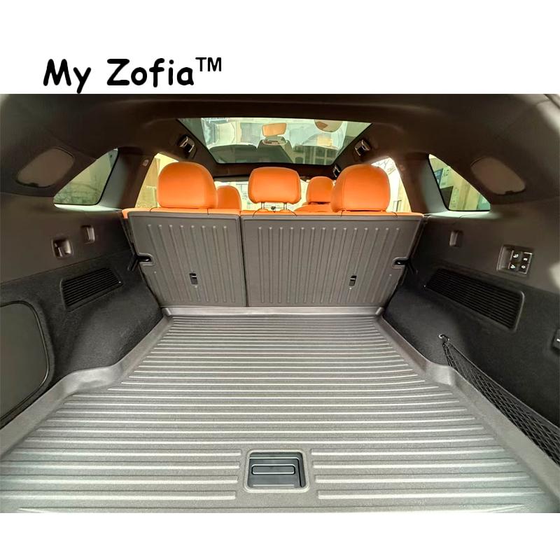 For Xpeng XiaoPeng G9 2022 2023 2024 2025 Car Rear Trunk Cargo TPE Trunk Mat Floor Tray Rear Seat Backrest Pad Auto Accessories