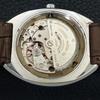USED VINTAGE CITIZEN AUTOMATIC 8200 JAPAN MENS MAROON COLOR DIAL WATCH A434827-2 R123-a434827
