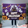 Závěs na párty Halloween Ploché bannery Dýně Duchové Strašidelné oslavy Fotokoutek Dekorace Dekorace vchodových dveří