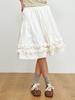 Peullijeupeulojegteu Can_Can Frill Skirt, White