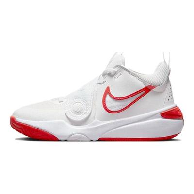 Team Hustle D11 GS Blanco Cumbre Rojo Pista Zapatillas para Niños DV8996-102