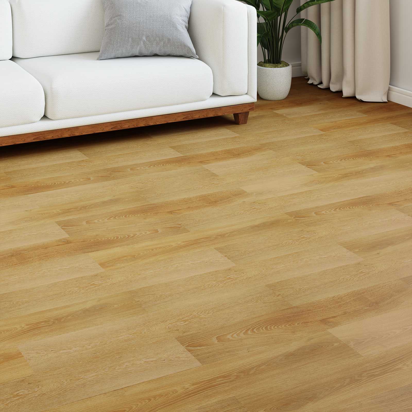 Laminatboden 5 Stück Goldbraun 101 x 20 x 0,8 cm Holzwerkstoff