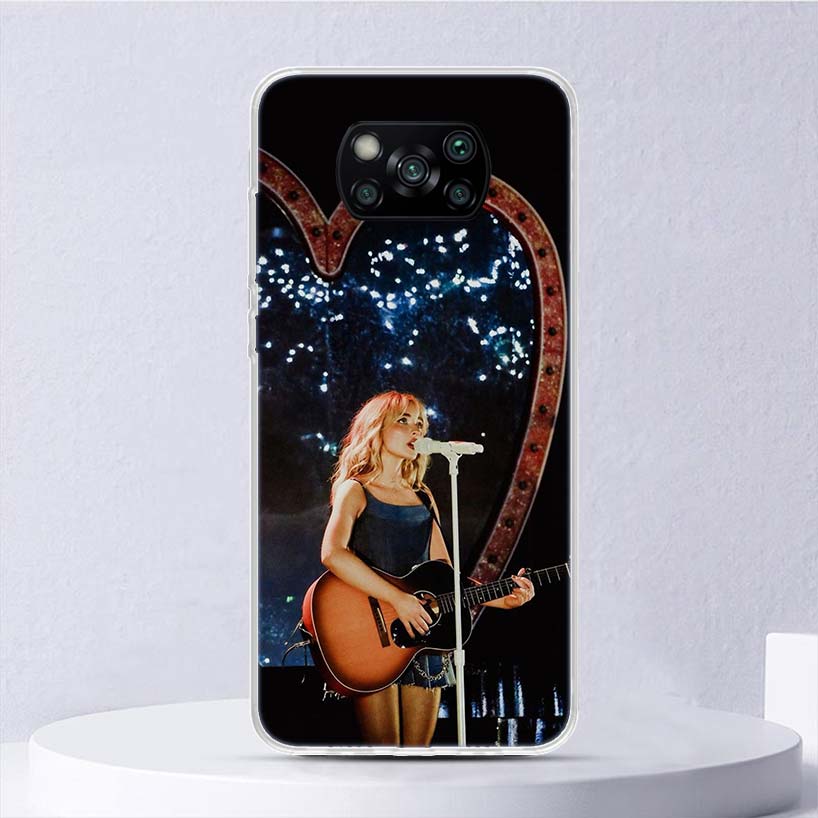 CR66 S-Sabrina C-Carpenter Soft Case For Xiaomi Poco X7 X6 X5 X4 X3 Nfc F7 Ultra F6 F5 Pro Phone Cover F4 Gt F3 M5S M4 M3 M5 M6