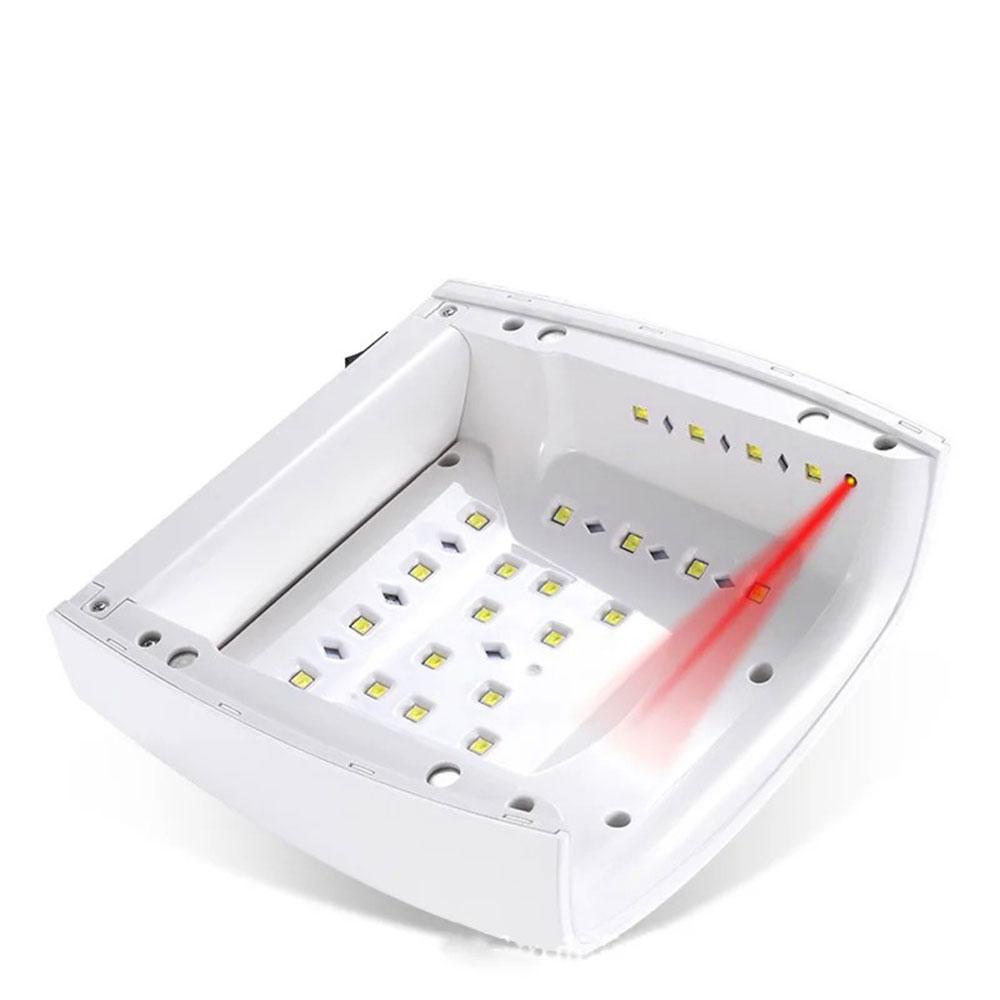 Eingebauter Akku, wiederaufladbare UV-Nagellampe, 66 W, kabelloser Gel-Nagellack-Trockner, S10, Pediküre-Maniküre-Licht, kabellose LED-Nagellampe