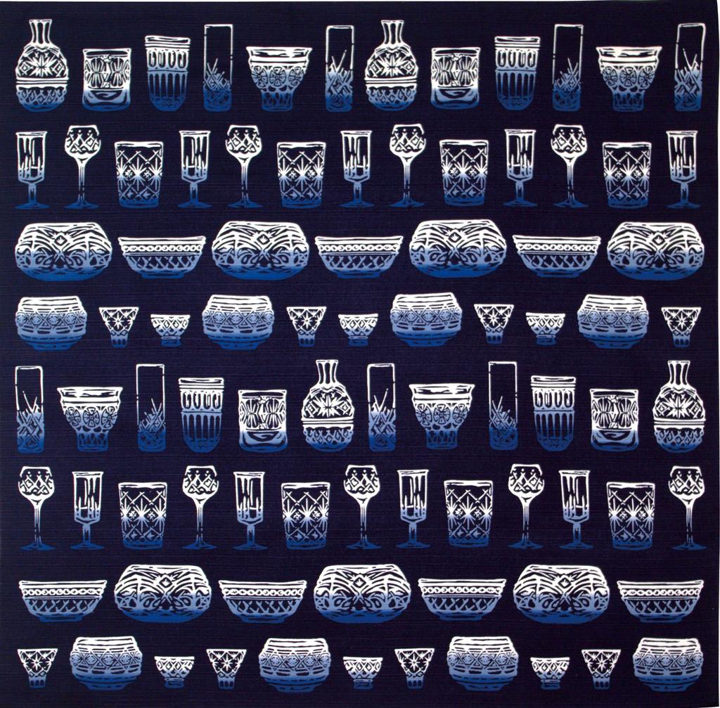 Miyamoto Towel Miyamoto Kenema Large Furoshiki Made in 24cm Japanese Cut 66324 (Miyamoto-towel) (Wrapping Cloth) Japan, Wide, Pattern, Hand-Printed,