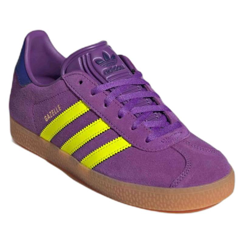 Adidas Originals Gazelle Comfortable Soft Low-Top Kids Skate Shoes Kids sneaker Purple JP7126