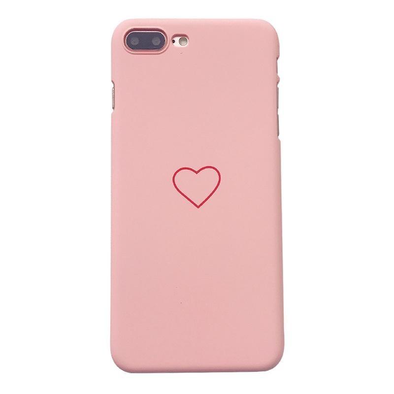 6 7 Iphone 6s Plus 5s Se Couple Painting Love Heart Phone Ultrathin Phone Case