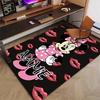 Custom Minnie Mat Personalized Name, Polyester Washable Indoor Entryway Rug, Gift for Christmas, Easter, Thanksgiving Day