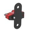 Helmet Lock, vStrom 250-Qiilu Helmet Lock Mount Anti-Theft Helmet Lock Aluminum Alloy Fit Suzuki V-Strom 250 2017 and Later (Red)