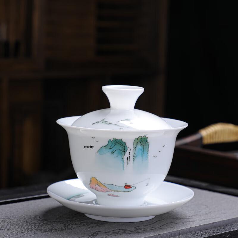 Tuopai 10-Piece Hand-Painted Ceramic Tea Set