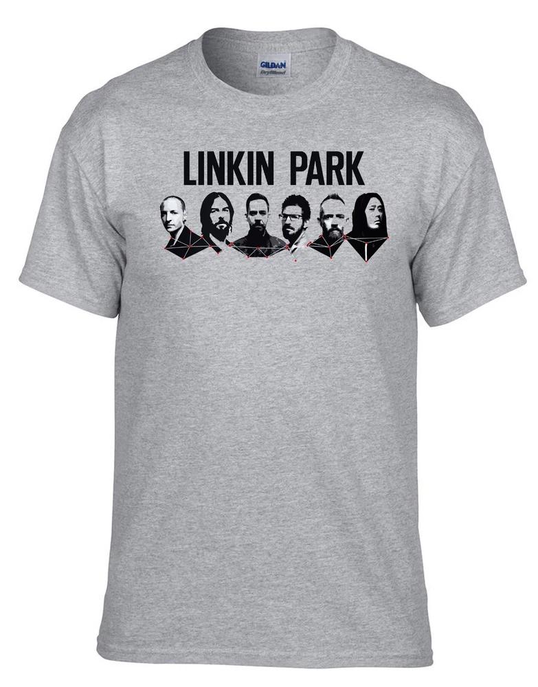 Linkin Park Rock Music Grey Tshirt 070grey S