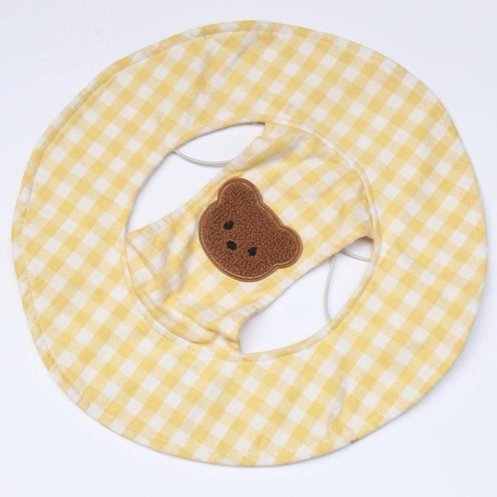 Großer Hundesonnenhut mit Ohrenlöchern - Sonnenschutz für Golden Retriever & Samojede