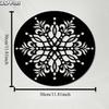 Exquisite Metal Snowflake Wall Art, Rust-Resistant Iron Mural for Home & Garden, Winter Holiday Gift