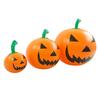 1Pc Halloween Inflatable Pumpkin Light Halloween PVC Inflatable Pumpkin Lantern Fun Jack-O'-Lantern for Yard Garden and Lawn