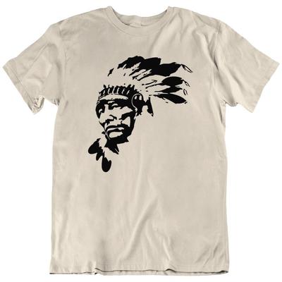 Capo Nativi Americani Indiani d'America Simbolo Guerrieri T Shirt Tee Regalo Nuovo
