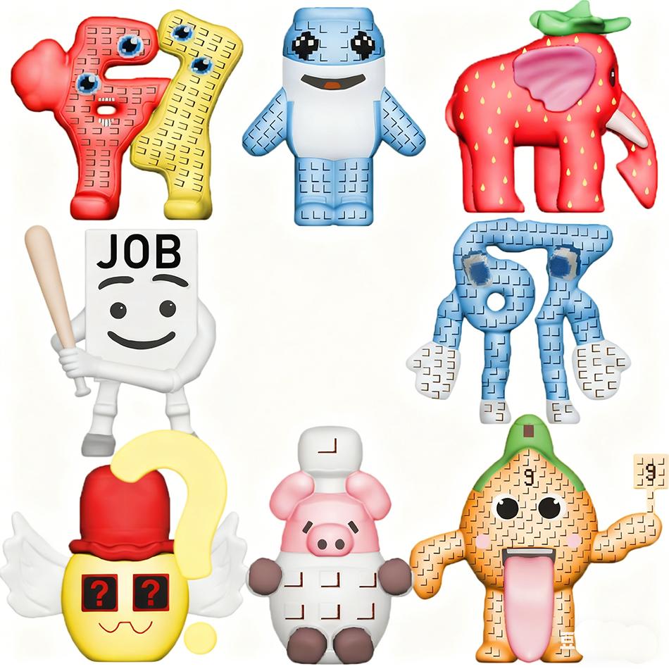 

New 3-3.5in Steal a Brainrot Figures Action Ornaments Funny Game Peripheral PVC Toy Model Home Decor Kids Gift Figures Toys Set