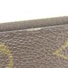 Used LOUIS VUITTON Purse Portefeuille Clemence M60742 Monogram Fuchsia Brown Zip Around