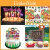 South Park Theme Birthday Party Backdrop Decorations Set 4 Piece Kit With Flag Balloons And Decorative Inserts